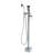 Freestanding Tub Filler Faucet with Hand Shower Venus - Brushed Nickel-95304174-95449013