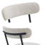 Quisto Upholstered Counter Stool with Metal Frame
