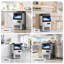 Machine à glaçons commerciale autoportante en acier inoxydable 13,5 po avec glaçons cubes, 110 lb. Production quotidienne de glace, 20 lb Bac de rangement et commandes numériques