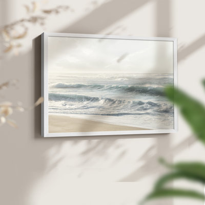 Gentle Waves -Framed Print - Restickable