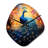 Magallon - Nebula Shape Large Blue Wall Clock - Unique Shape-247929547
