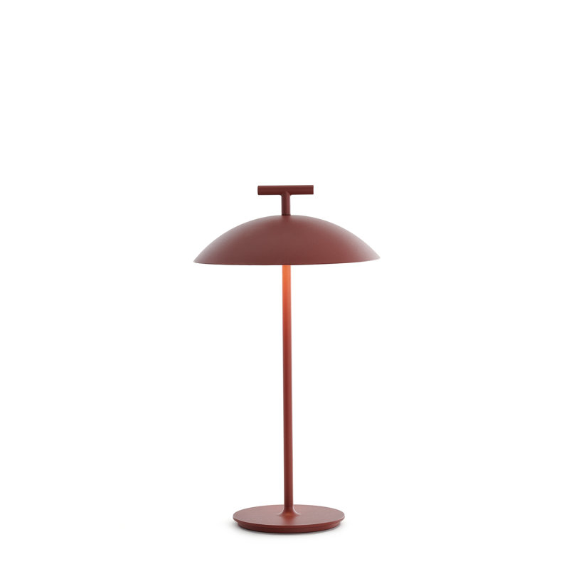 Lampe de table Mini Geen-A, Rouge brique