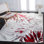 Tapis gris / rouge Forand