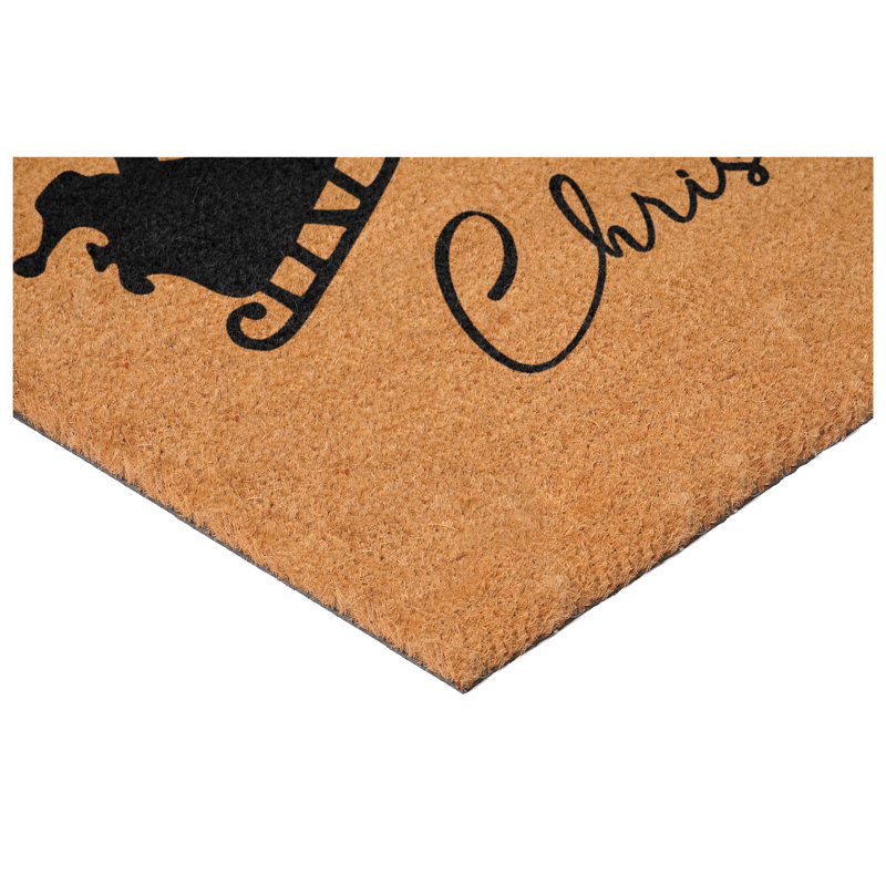 Paillasson rouge 17 pi x 29 po Calligraphy, Rouge, L 17 po x L 29 po