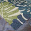 Tapis d'intérieur / extérieur crème / multicolore fabriqué à la main à motif floral Weidman-2042859378