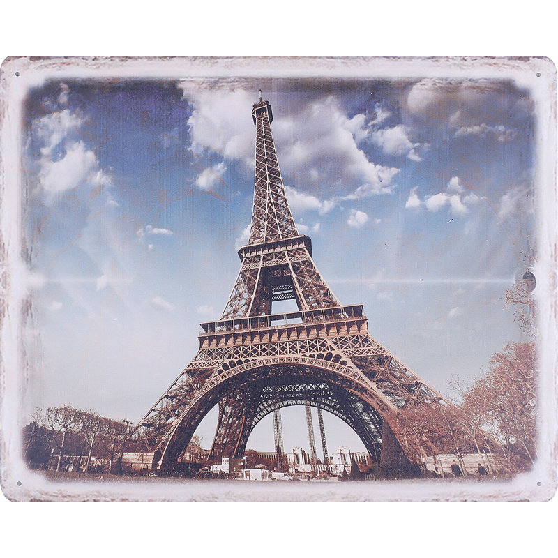 Traditional Buildings & Architecture Wall Decor on Metal