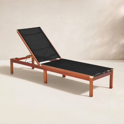 Medrano 23.5'' Outdoor Aluminum Chaise Lounge