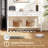  60'' Long Narrow Console Table w/4 Drawers & Open Storage Shelf Anti-Tip Kit White-577661731