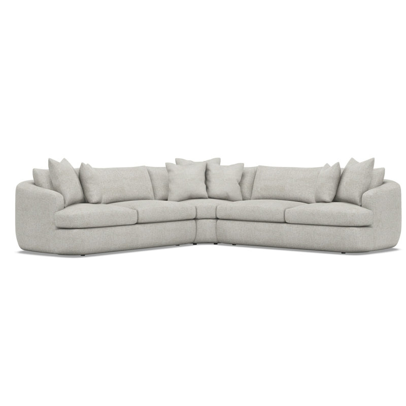 Jules Fabric 3 Pc Sectional, 1697-010