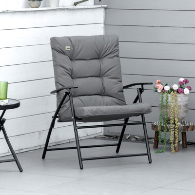 Méridienne d'extérieur pliable en tissu