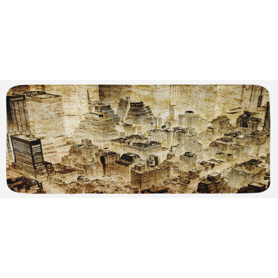 Modern & Contemporary Polyester Kitchen Mat