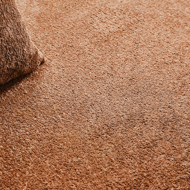 Canapé modulaire courbé 3 places, Orange