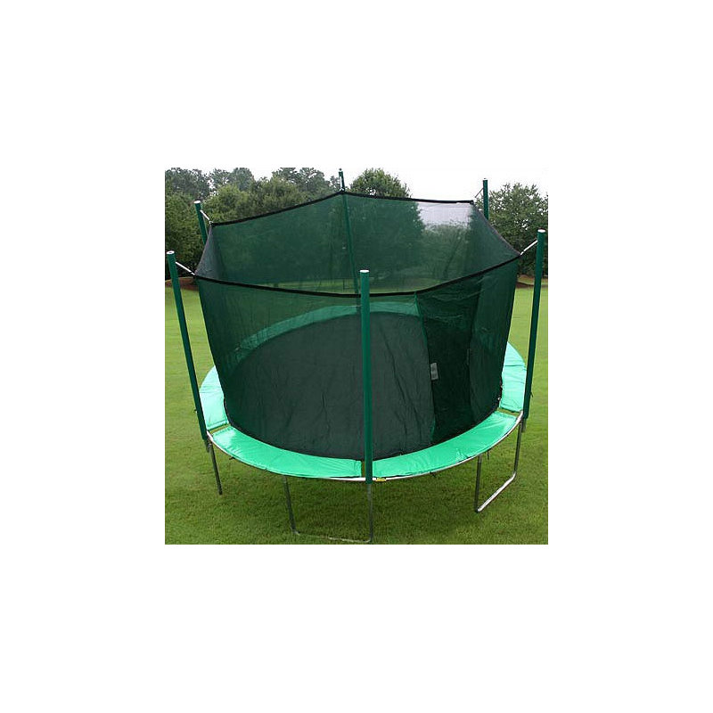 Trampoline rond avec enceinte 13,5 pi., Jaune
