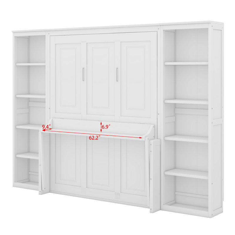 Murphy Bed With Desk And Bookshelf