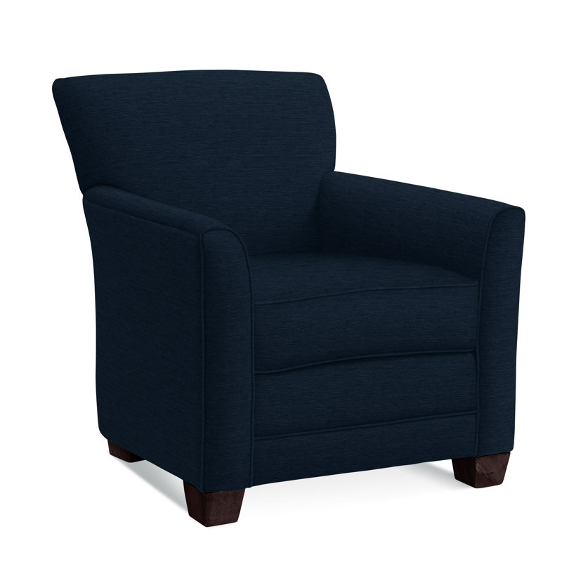 Buckley Armchair, Java Finish, Elite Ivory; 0321-91