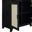 31" Bookcase Cabinet In Black (7-Shelf)-1974223722