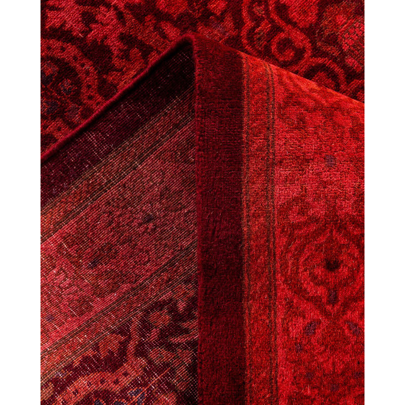 Overyed One-of-a-Kind Runner 2'7" X 12'5" Hand Knotted Area Rug