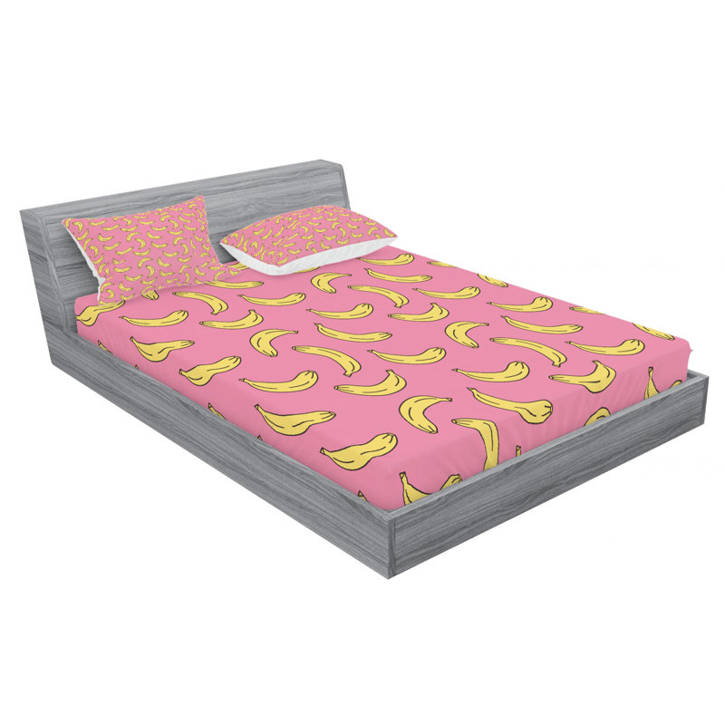 Microfiber Sheet Set, Queen Sheet Set with Fitted Sheet