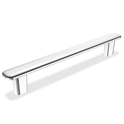 New Collection 5" (128mm) Center to Center Polish Chrome Retronimalist Cabinet Pull