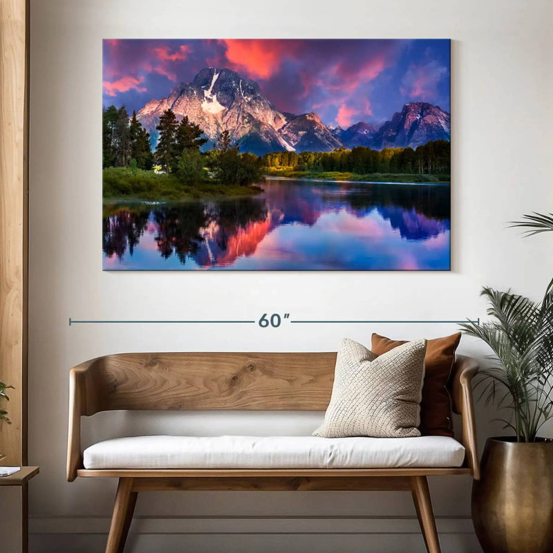 Alvord Oxbow Bend Sunrise Sky, H 34 po x l 51 po