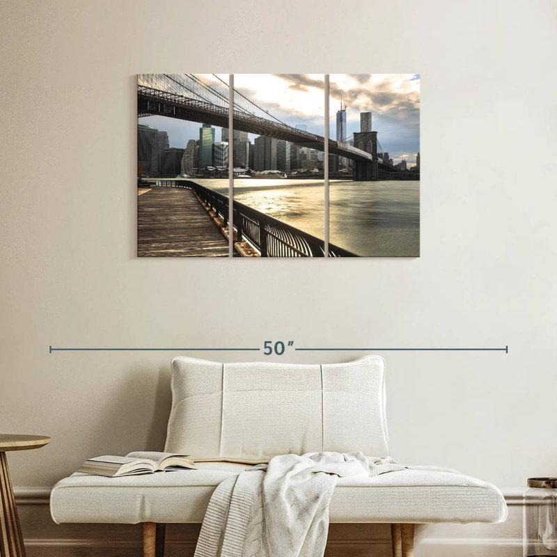 Senne NY Brooklyn Bridge, 24" H x 38" W