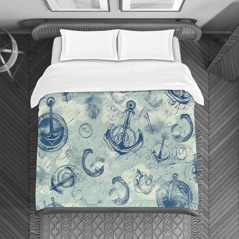 Nautical Bedding, Queen Duvet Cover