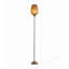 Luminaire d'appoint debout moderne en bambou tissé