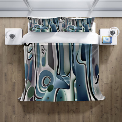 Polyester Abstract Duvet Cover