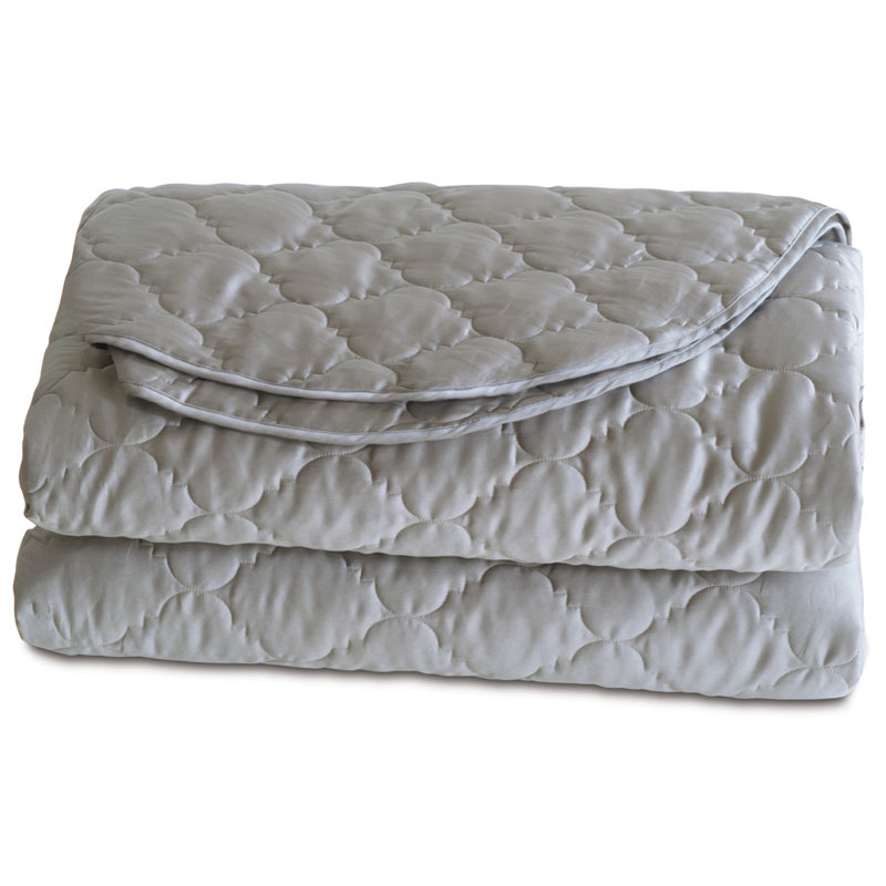 Viola Coverlet, Dove, Queen Coverlet