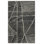 Lulu Abstract Area Rug in Steel Gray/White