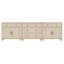 Buffet Corretta à 5 tiroirs et 4 portes, style vintage, fini chêne clair, 257 cm (101 po).-890220068