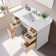Currahee 42'' Single Bathroom Vanity with Engineered Stone Top