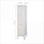 Armoires | Grande armoire de rangement autoportante étroite et moderne, blanc moderne, 2 portes à volets, 5 tablettes pour la cuisine, le salon, le couloir | Panneau de fibres à densité moyenne | Salle de bain