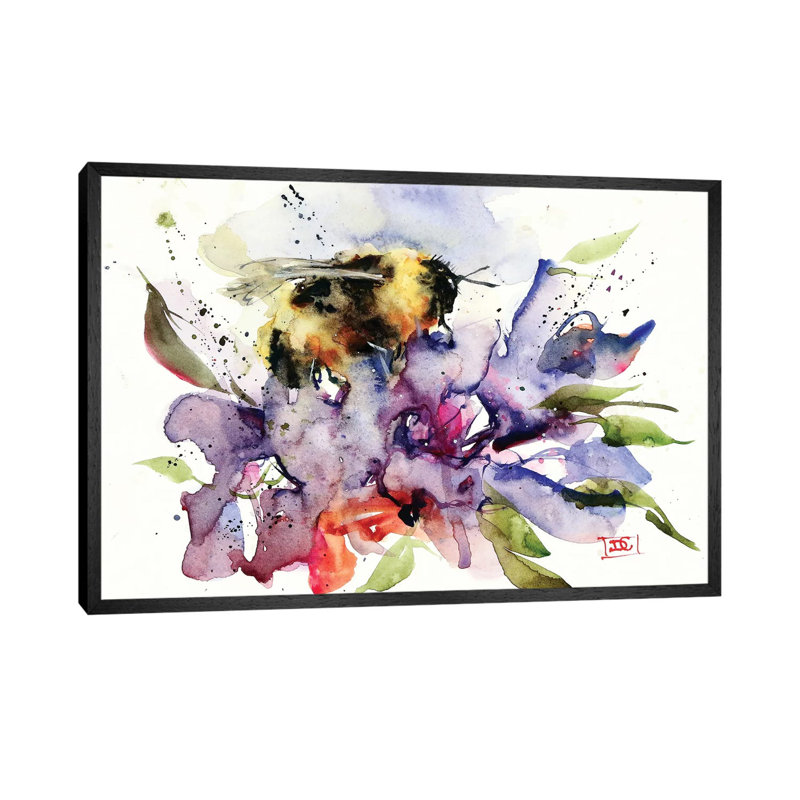 Nectar 1 Piece Painting on Canvas, 66.04 cm H x 45.72 cm W, Black Framed