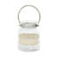 Lanterne porte-bougie en verre transparent