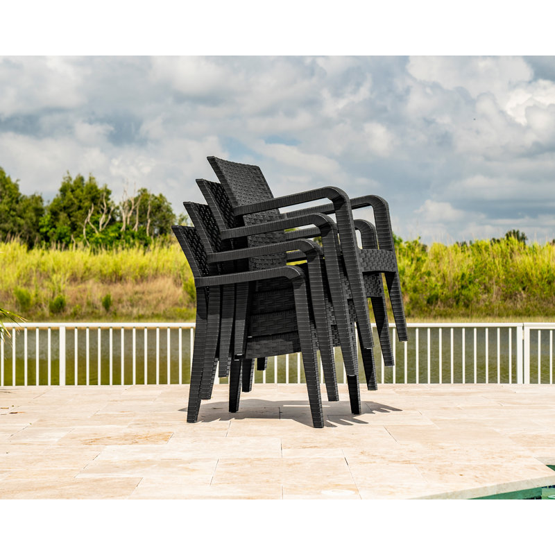 Alaska 5 - Person Patio Conversation Set, Gray