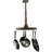 Steel Handcrafted Oval Hanging Pot Rack