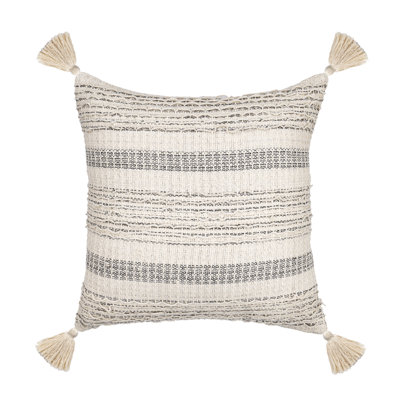 Housse de coussin texturée