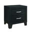 Table de chevet noire