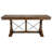 Extendable Trestle Dining Table With 6 Upholstered Side Chairs And Buffet-46134065