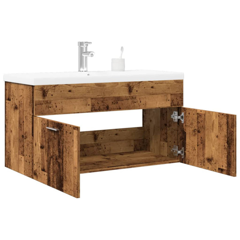 81-2 Under Sink Cabinet, Reclaimed Wood