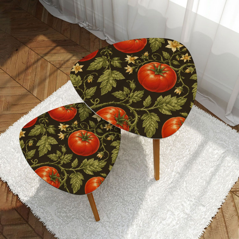 Ensemble de 2 tables basses gigognes Triangle