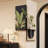 Black + White Rectangle Sandstone Wall art