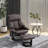 Faux Leather Massage Chair with Ottoman-386279544