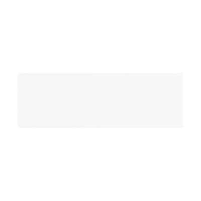 Segment Blanc 4 in. X 12 in. Glossy Ceramic Subway Wall Tile