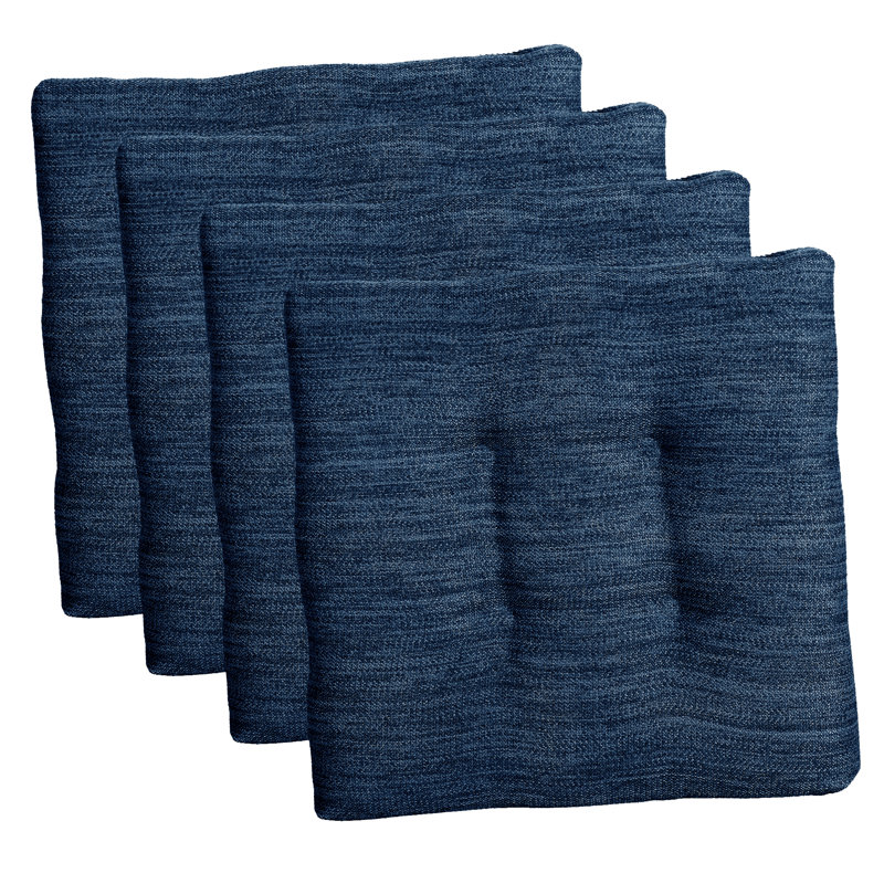 Coussin de chaise de tabouret de bar, Bleu foncé, 11,8 po x 11,8 po