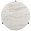Table basse ronde en simili marbre Tandi