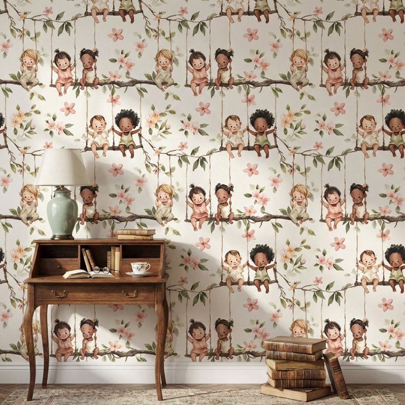 Décoration murale amovible pour enfants, Peler et coller