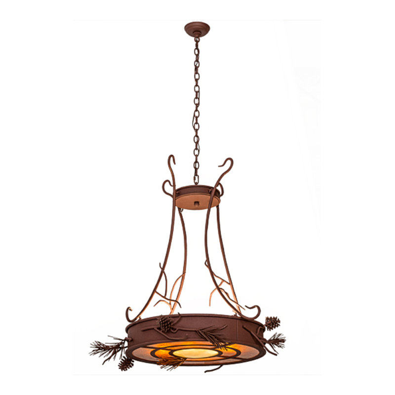 Woodland Pine 4 - Light Chandelier