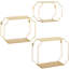 Adoraim 3 Piece Metal Floating Shelf